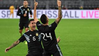 ¡Qué buena 'Signal'! Lucas Ocampos marcó el 2 a 2 agónico de Argentina ante Alemania en Dortmund [VIDEO]
