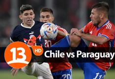 Canal 13 transmitió en vivo el partido Chile vs. Paraguay 