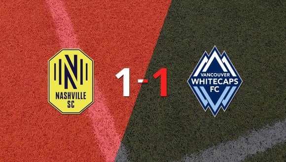 Nashville SC no pudo en casa ante Vancouver Whitecaps FC y empataron 1-1 