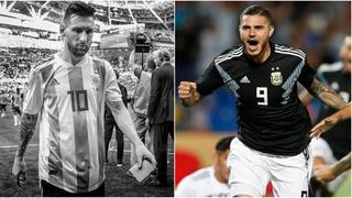 Se agrandó: el dardo de Mauro Icardi para Leo Messi tras su primer gol con la selección de Argentina