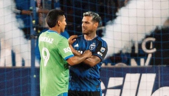 Rauco y Ruidíaz se enfrentaron en la MLS. (Foto: Agencias)