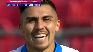 Adelante los ‘Cruzados’: César Pinares anota el 1-0 de Católica ante U. de Chile [VIDEO]