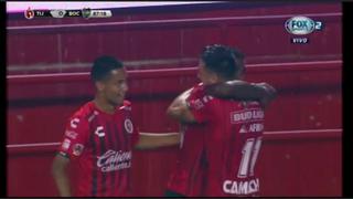 En el último suspiro: Bolaños marcó el 1-0 de Tijuana ante Boca por amistoso en el Estadio Caliente [VIDEO]