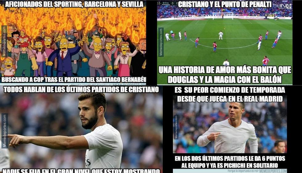 Real Madrid venció 2-1 al Sporting Gijón: los mejores memes del partido. (memedeportes.com)