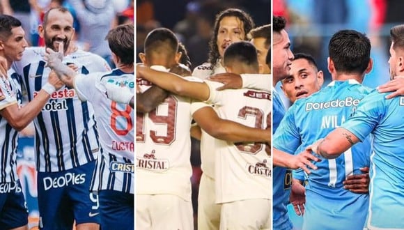 Alianza Lima, Universitario y Sporting Cristal se mantienen en la pelea por el Torneo Apertura. (Foto: Composición Depor)