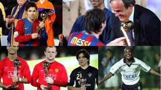 ¿Quién lo ganará este año? todos los ganadores del Balón de Oro del Mundial de Clubes