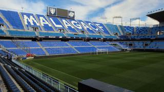 Aunque usted no lo crea: un español pasa la cuarentena obligatoria en el estadio del Málaga