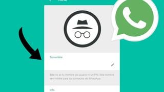 El truco para dejar vacías las secciones ‘Nombre’ e ‘Info.’ de WhatsApp