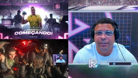 Ronaldo Nazario se abre un canal para trasmitir Call of Duty: Warzone. (Foto: captura)