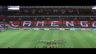 ¡Impresionante! Gigantesco mosaico del Flamengo en el Maracaná [VIDEO]
