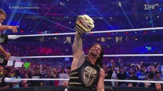 Roman Reigns venció a Triple H en WrestleMania 32 y es el nuevo campeón