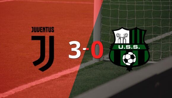 Juventus golea 3-0 a Sassuolo y Dusan Vlahovic firma doblete 