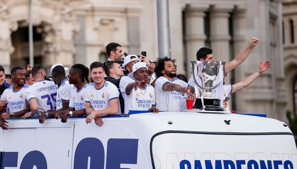 El Real Madrid se proclamó campeón de LaLiga tras vencer al Espanyol. (Foto: Agencias)