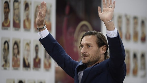 Francesco Totti jugó 25 años en la Roma. (Foto: AFP)