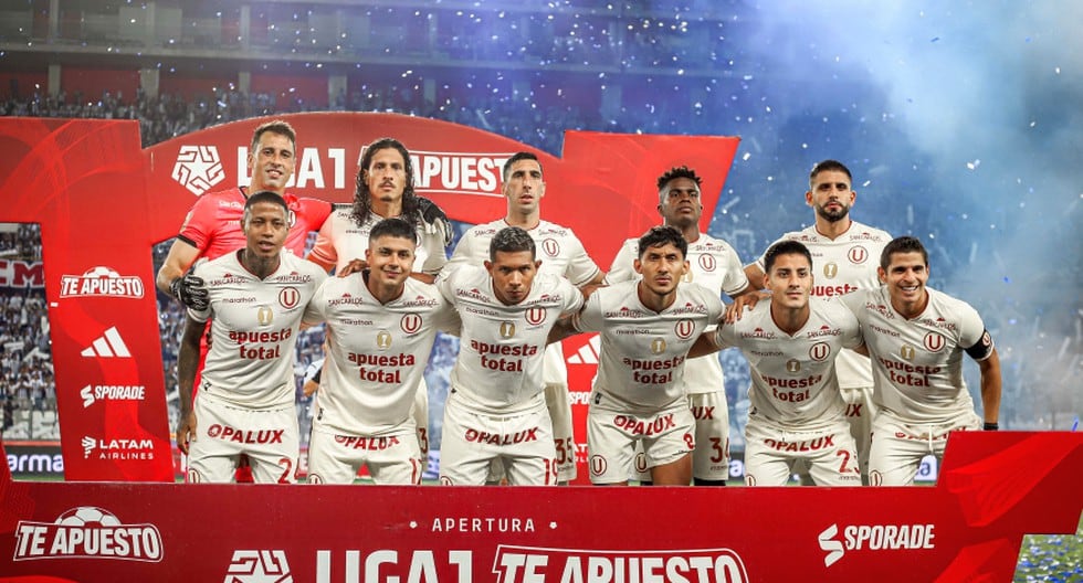 La alineación de Universitario para enfrentar a LDU de Quito (Foto: Liga 1)