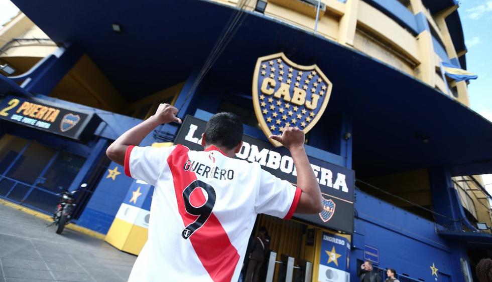 Perú vs. Argentina: Guerrero pisó La Bombonera 48 horas antes del partido (Foto: Daniel Apuy)