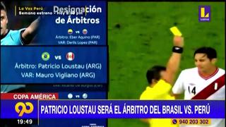 Copa América: Patricio Loustau, el arbitro designado para el Perú vs. Brasil 