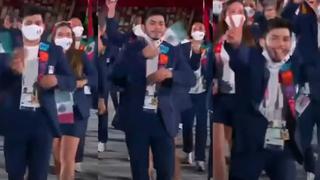 Deportista mexicano se quitó el cubrebocas en la inauguración de Tokio 2020 y le llueven críticas