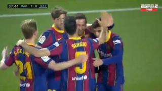 Tras genial pase de Busquets: Lionel Messi sentenció el 1-0 de Barcelona vs. Getafe [VIDEO]
