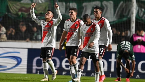 River Plate goleó 7-0 a Sarmiento por la Copa de la Liga Profesional Argentina. (Foto: River Plate / Twitter)