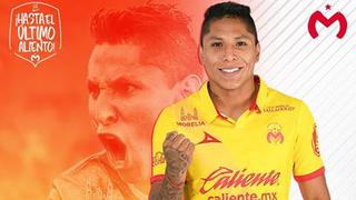 Raúl Ruidíaz fue elegido el jugador del mes en el Monarcas Morelia