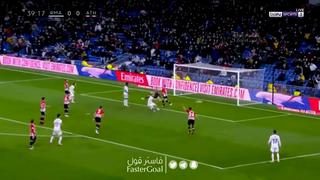 La pelota siempre lo busca: Benzema marca el 1-0 del Real Madrid vs. Athletic [VIDEO]