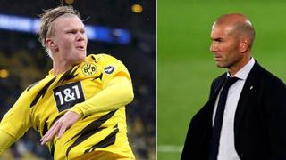 Zidane se desmarca: la respuesta del DT del Madrid sobre el posible fichaje de Haaland