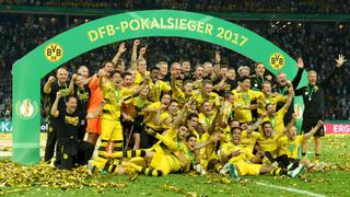 ¡Campeón amarillo! Dortmund venció 2-1 al Frankfurt y es campeón de la Copa Alemana 2017