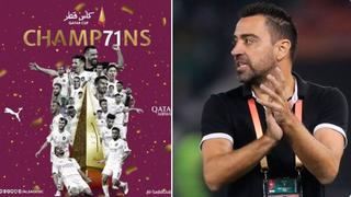 Ya no está 'Al Saad’: Xavi se coronó campeón en Qatar días después de haber rechazado oferta del Barcelona