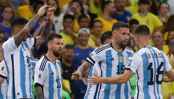 La Argentina de Lionel Messi se recuperó de la dolorosa derrota que sufrió a manos de Uruguay en la fecha anterior al vencer por 1-0 a Brasil. (Foto: EFE)