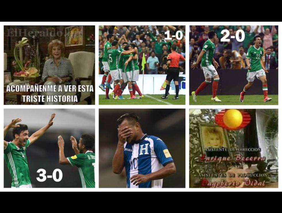 Los mejores del México vs. Honduras.