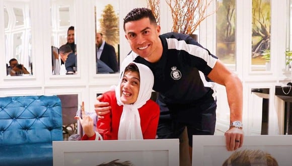 Cristiano Ronaldo visitó Irán el mes pasado para disputar la Liga de Campeones de Asia. (Foto: Twitter)