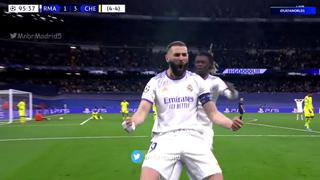 No podía ser otro: gol de Karim Benzema para el 3-2 del Real Madrid vs. Chelsea [VIDEO]