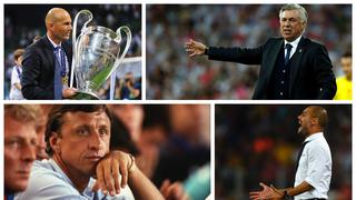 Los ganadores de la Champions League como jugadores y directores técnicos