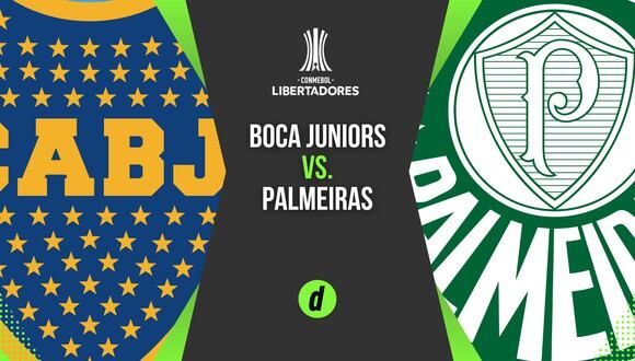 Boca vs. Palmeiras se enfrentan por semifinales de Copa Libertadores. (Diseño: Depor)