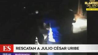 Tuvo que ser rescatado por la PNP: Julio César Uribe pasó momentos de terror en Huaral [VIDEO]