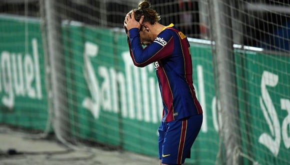 Barcelona falló dos penales en partido ante Cornellá por Copa del Rey. (Getty)