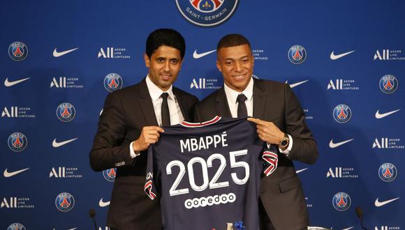 Kylian Mbappé firmó su renovación con PSG hasta la temporada 2025. (Foto: PSG)