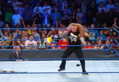 ¡Quiere el título de WWE! Brock Lesnar apareció en SmackDown y atacó a Kofi Kingston con un 'F5' [VIDEO]