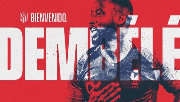 Moussa Dembélé jugará en Atlético de Madrid hasta el final de la temporada 2020-21. (Foto: Atlético de Madrid)