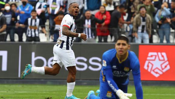 Wilmer Aguirre anotó en la victoria de Alianza Lima vs. Sport Huancayo. (GEC)