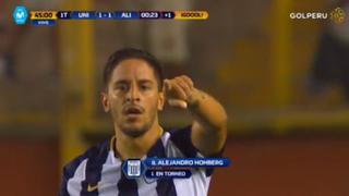 Alianza Lima: gol de Alejandro Hohberg para el empate ante Universitario [VIDEO]