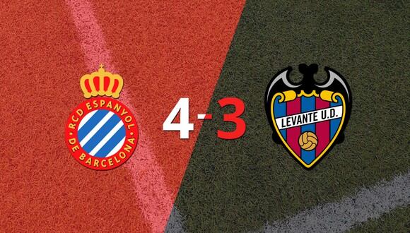 Javi Puado anota doblete en la victoria por 4 a 3 de Espanyol sobre Levante