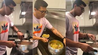 Rinaldo Cruzado engrió a su familia cocinando en cuarentena [VIDEO]