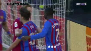 Dembélé hace puntos: asistencia para el 2-1 de De Jong en Barcelona vs. Valencia [VIDEO]