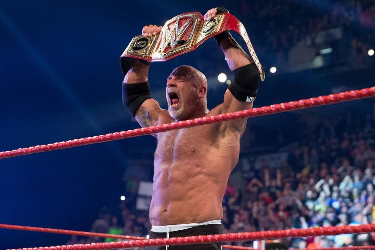 Goldberg solo ha tenido un reinado como campeón universal. (Foto: WWE)