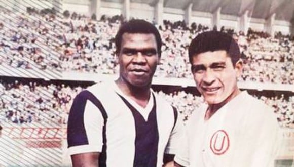 El 'Capitán de América' y 'Perico León' en un clásico del fútbol peruano.