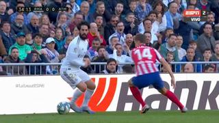 De un lado al otro: Isco dejó en ridículo a Llorente en el Real Madrid vs. Atlético [VIDEO]
