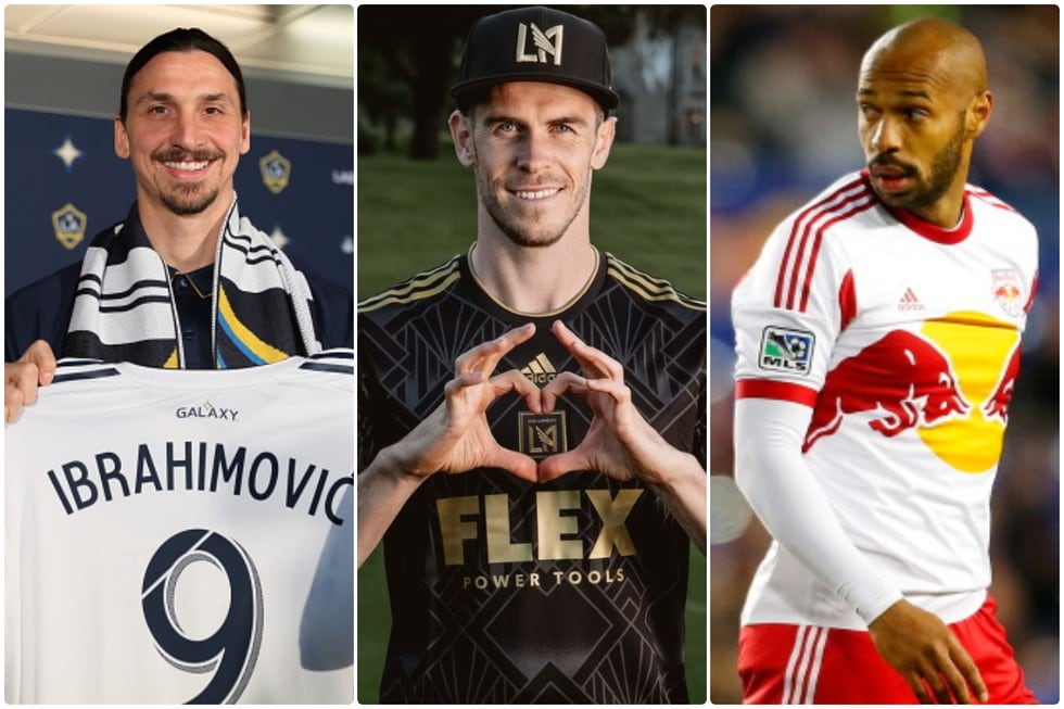 Las grandes estrellas del fútbol europeo que ficharon por un club de la MLS.