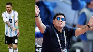 'Lio' de 'D10ses': las duras críticas de Diego Maradona a Messi por su bajo rendimiento con Argentina